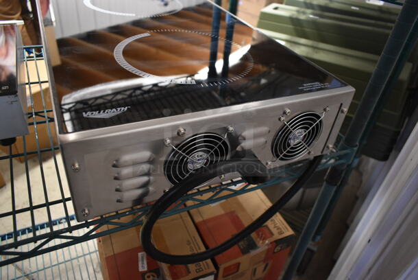 BRAND NEW SCRATCH AND DENT! Vollrath 69507 Stainless Steel Commercial Countertop Electric Powered 2 Burner Induction Range. Stock Picture Used as Gallery. 208/240 Volts, 1 Phase. - Image 6 of 7