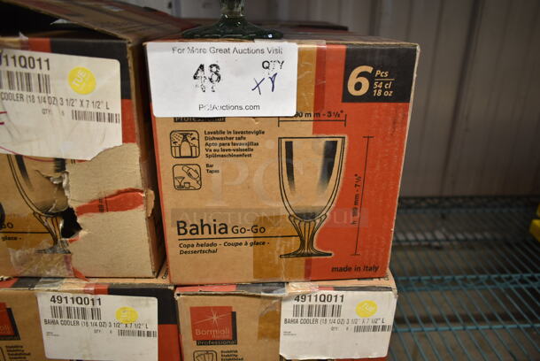 8 BRAND NEW! Boxes of 6 Bahia 18 oz Stemmed Glasses. 8 Times Your Bid! - Image 3 of 5