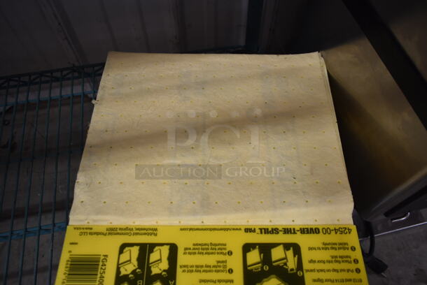 4 Packs of BRAND NEW! Over the Spill Absorbent Pads. 4 Times Your Bid! - Image 3 of 4