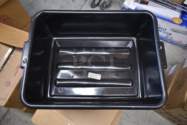 4 BRAND NEW! Black Poly Bus Bins. 4 Times Your Bid! - Image 2 of 4