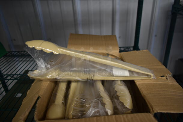 ALL ONE MONEY! Lot of BRAND NEW! Tan Poly Tongs. - Image 4 of 4