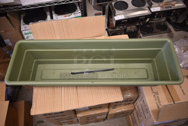 24 BRAND NEW! Bloom Living DCBT24-42 24" Durcott Living Green Window Boxes. 24 Times Your Bid! - Image 4 of 4