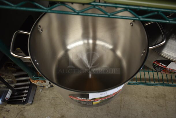 BRAND NEW! Winco Stainless Steel Stock Pot w/ Lid. - Image 5 of 5