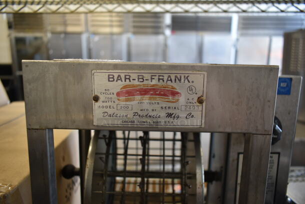 Bar-b-frank 200 Stainless Steel Commercial Countertop Electric Powered Hot Dog Cooker. 120 Volts, 1 Phase. Tested and Working! - Image 3 of 5