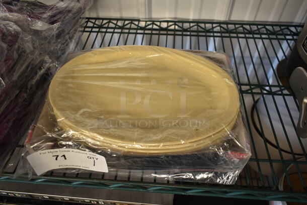 BRAND NEW! Box of 6 Winco Poly Oval Platter w/ Narrow Rim. - Image 3 of 4