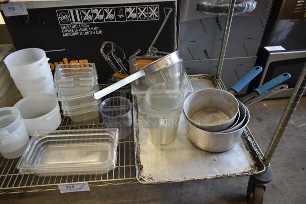 ALL ONE MONEY! Tier Lot of Various Items Including Poly Bins and Drop In Bins - Image 2 of 4