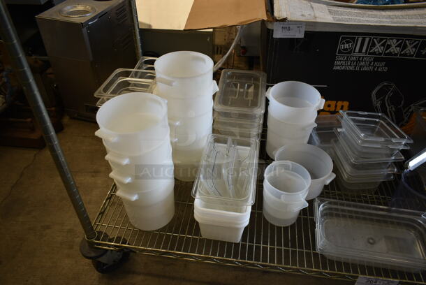 ALL ONE MONEY! Tier Lot of Various Items Including Poly Bins and Drop In Bins - Image 4 of 4