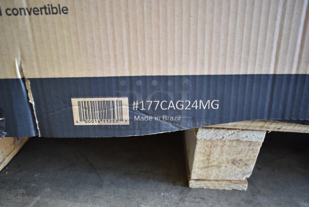 BRAND NEW IN BOX! Avantco 177CAG24MG Stainless Steel Commercial Countertop Gas Powered Flat Top Griddle. 60,000 BTU. Stock Picture Used as Gallery. Tested and Working! - Image 4 of 11