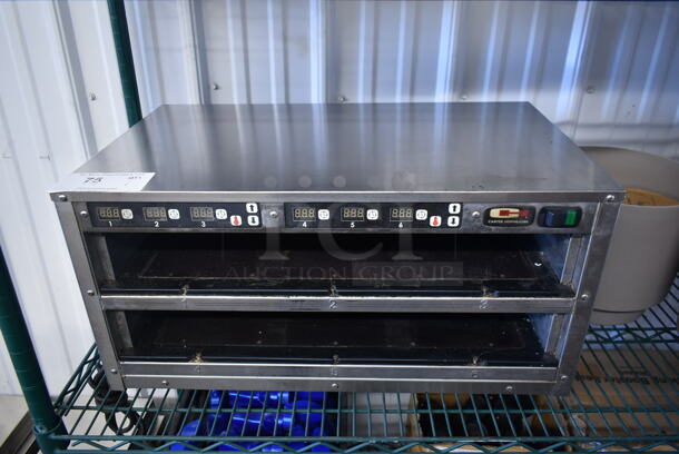 Carter Hoffmann MC212S2-2DD Stainless Steel Commercial Countertop Dedicated Holding Bin. 120 Volts, 1 Phase. Tested and Working! - Image 1 of 8