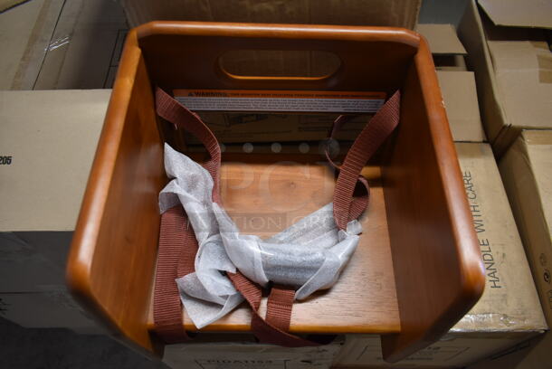 BRAND NEW! Winco Wood Pattern Booster Seat. - Image 3 of 6