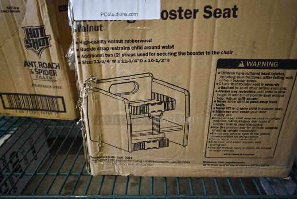 BRAND NEW! Winco Wood Pattern Booster Seat. - Image 6 of 6