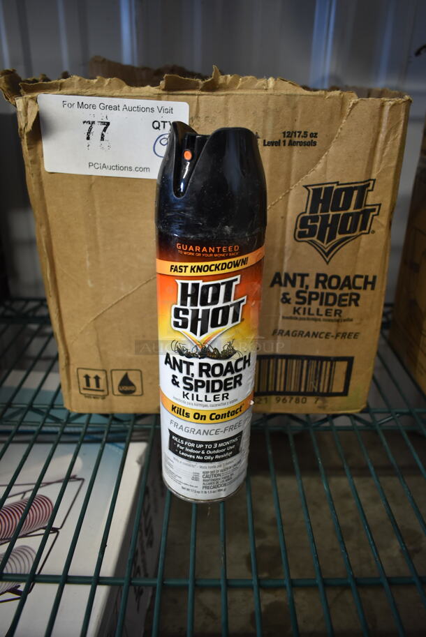 Box of 9 BRAND NEW! Hot Shot Ant Roach Spray Bottles - Image 2 of 4