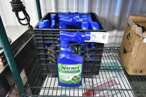 Box of 9 BRAND NEW! Natria Lawn Weed & Disease Control Bottles
