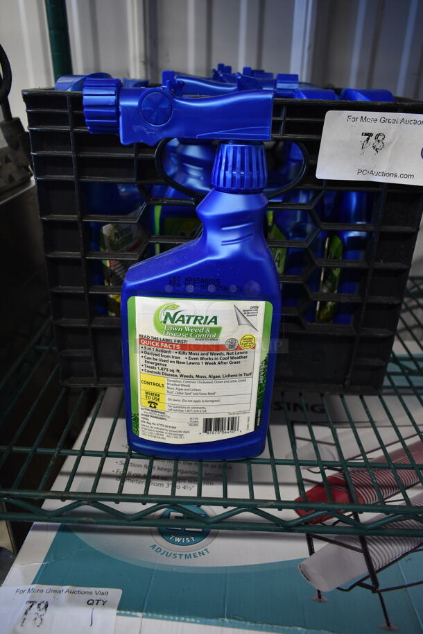 Box of 9 BRAND NEW! Natria Lawn Weed & Disease Control Bottles - Image 4 of 5