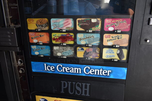 Metal Commercial Ice Cream Vending Machine w/ Cash Acceptor. Tested and Powers On But Does Not Get Cold - Image 3 of 6