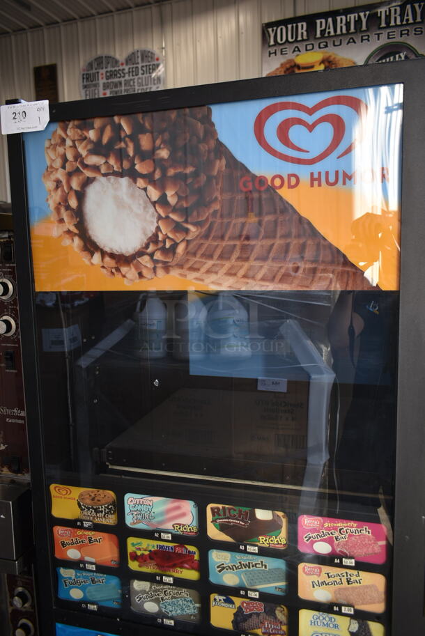 Metal Commercial Ice Cream Vending Machine w/ Cash Acceptor. Tested and Powers On But Does Not Get Cold - Image 5 of 6