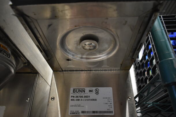 2013 Bunn AXIOM-35-2 Stainless Steel Commercial Countertop 2 Burner Coffee Machine w/ Metal Brew Basket. 120/208-240 Volts, 1 Phase. - Image 7 of 7