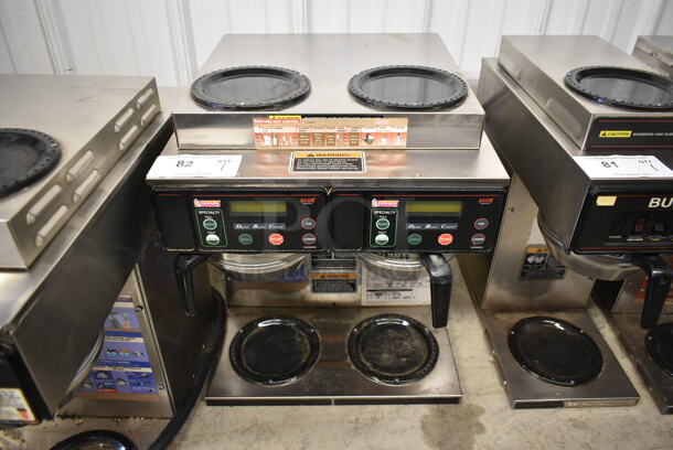 2014 Bunn AXIOM 2/2 TWIN Stainless Steel Commercial Countertop 4 Burner Coffee Machine w/ 2 Metal Brew Basket. 120/208-240 Volts, 1 Phase. - Image 1 of 6
