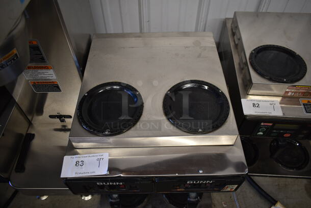 Bunn AXIOM 2/2 TWIN Stainless Steel Commercial Countertop 4 Burner Coffee Machine w/ 2 Metal Brew Basket. 120/208-240 Volts, 1 Phase. - Image 3 of 7