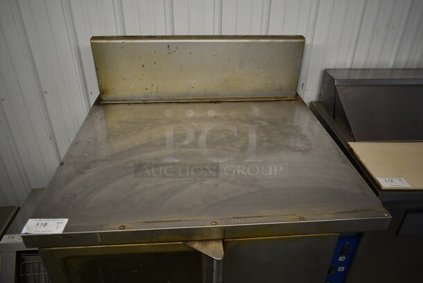 Imperial Stainless Steel Commercial Gas Powered Full Size Convection Oven w/ View Through Door, Solid Door and Metal Racks on Commercial Casters. - Image 3 of 7