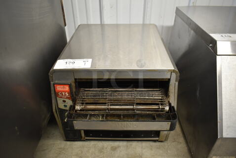 Waring CTS1000 Stainless Steel Commercial Countertop Electric Powered Conveyor Toaster. 120 Volts, 1 Phase. Tested and Working!