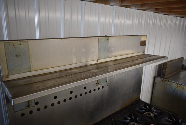 Southbend X460AA-2TL Stainless Steel Commercial Natural Gas Powered 6 Burner Range w/ Flat Top Griddle, 2 Convection Ovens, Over Shelf and Back Splash. - Image 5 of 12