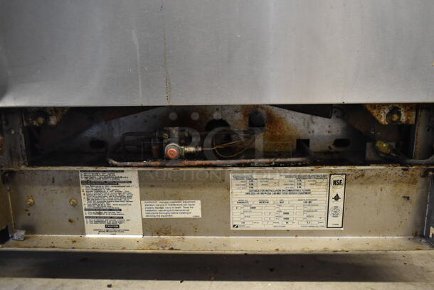 Southbend X460AA-2TL Stainless Steel Commercial Natural Gas Powered 6 Burner Range w/ Flat Top Griddle, 2 Convection Ovens, Over Shelf and Back Splash. - Image 11 of 12