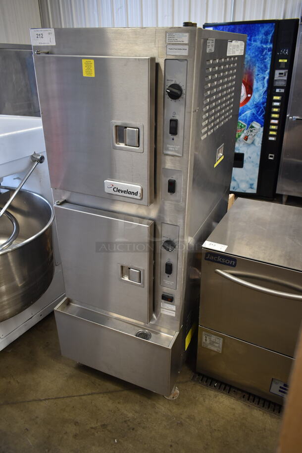 2012 Cleveland SteamCraft Ultra 10 24CEA10 Stainless Steel Commercial Electric Powered Double Deck Steam Cabinet. 440/480 Volts, 3 Phase. - Image 2 of 9