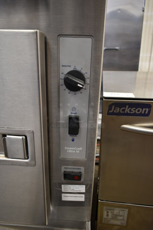 2012 Cleveland SteamCraft Ultra 10 24CEA10 Stainless Steel Commercial Electric Powered Double Deck Steam Cabinet. 440/480 Volts, 3 Phase. - Image 6 of 9