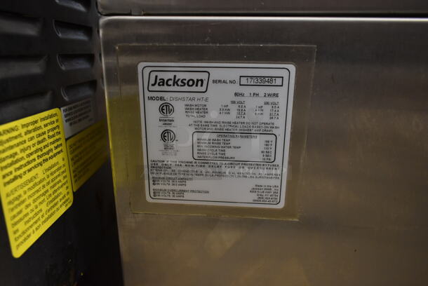 2017 Jackson DISHSTAR HT-E Stainless Steel Commercial Undercounter Dishwasher. 208/230 Volts, 1 Phase. - Image 4 of 8
