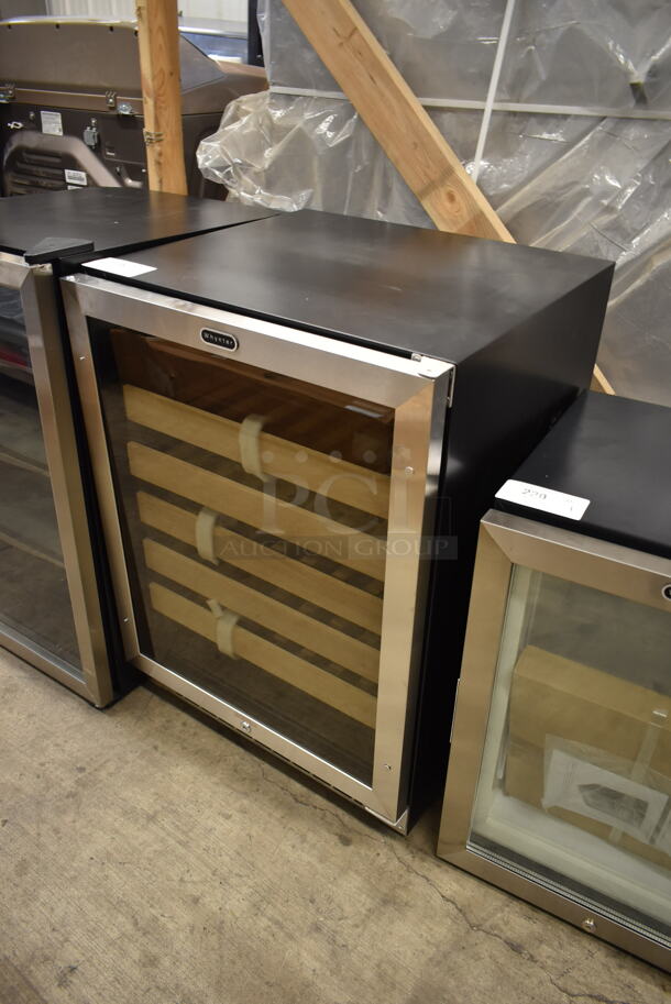 BRAND NEW SCRATCH AND DENT! Whynter BWR-541STS Metal Commercial 24" 54 Bottle Wine Cooler Merchandiser. 115 Volts, 1 Phase. Tested and Working! - Image 2 of 5
