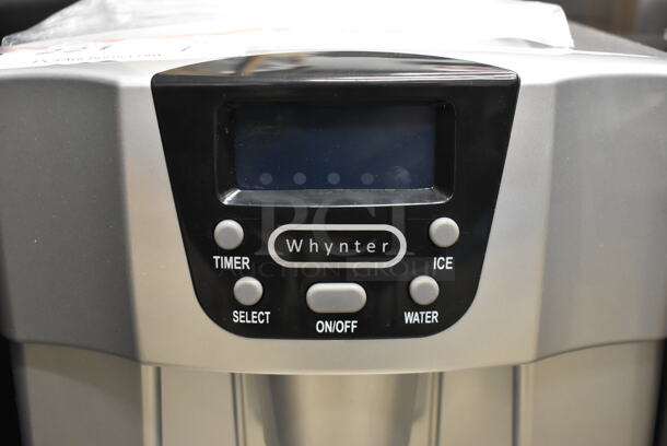 BRAND NEW SCRATCH AND DENT! Whynter IDC-221SC Metal Commercial Countertop Direct Connection Ice Maker and Water Dispenser. 115 Volts, 1 Phase. Tested and Working! - Image 3 of 7