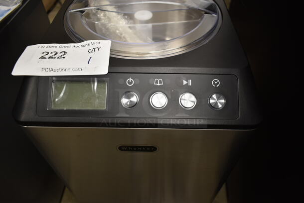 BRAND NEW SCRATCH AND DENT! Whynter ICM-201SB 2.1 Quart Countertop Automatic Ice Cream Maker. 115 Volts, 1 Phase. Tested and Working! - Image 3 of 5