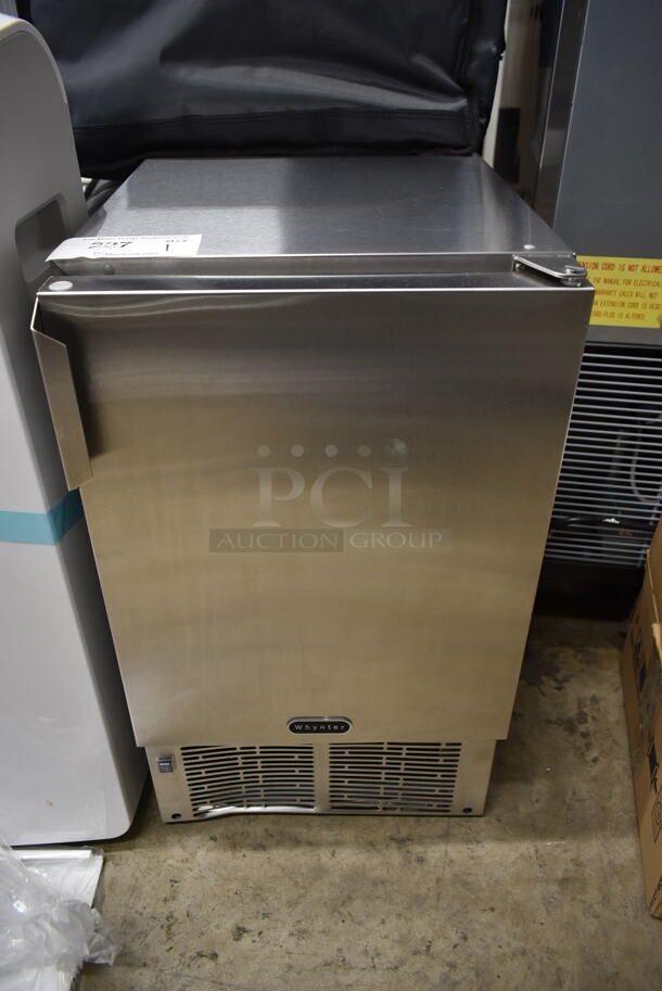BRAND NEW SCRATCH AND DENT! Whynter MIM-14231SS Stainless Steel Commercial 14" Undercounter Automatic Marine Ice Maker 23lb. 115 Volts, 1 Phase. Tested and Working! - Image 1 of 6