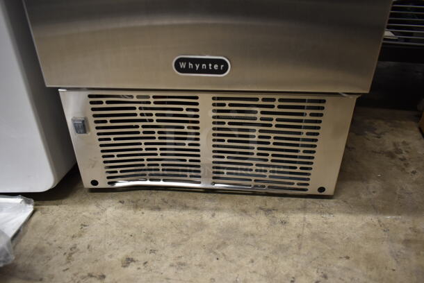 BRAND NEW SCRATCH AND DENT! Whynter MIM-14231SS Stainless Steel Commercial 14" Undercounter Automatic Marine Ice Maker 23lb. 115 Volts, 1 Phase. Tested and Working! - Image 3 of 6