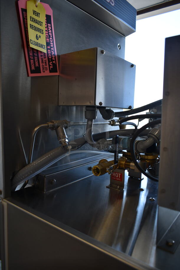 BRAND NEW! CMA 180-LV Stainless Steel Commercial Ventless Straight Pass Through Dishwasher. 208-240 Volts, 3 Phase. Stock Picture Used as Gallery. - Image 8 of 12