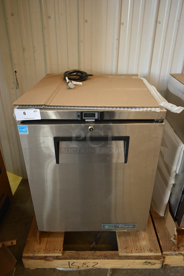 BRAND NEW! 2021 True TUC-24-HC Stainless Steel Commercial Single Door Undercounter Cooler. 115 Volts, 1 Phase. Tested and Working! - Image 1 of 9