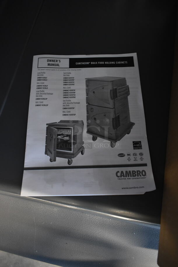 BRAND NEW! Cambro CAM2100 Gray Poly Portable Heated Holding Cabinet on Commercial Casters. 120 Volts, 1 Phase.  - Image 8 of 12
