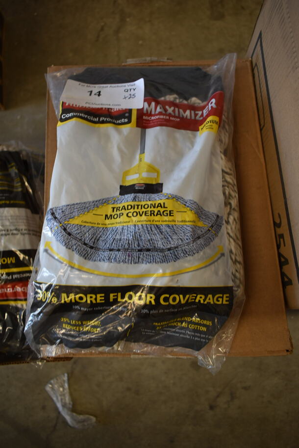 25 BRAND NEW! Rubbermaid Mop Heads. 25 Times Your Bid! - Image 3 of 5