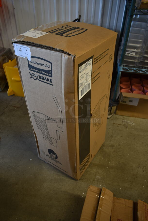 2 BRAND NEW IN BOX! Rubbermaid Wave Brake Brown Poly Mop Wringing Attachments. 2 Times Your Bid! - Image 3 of 7