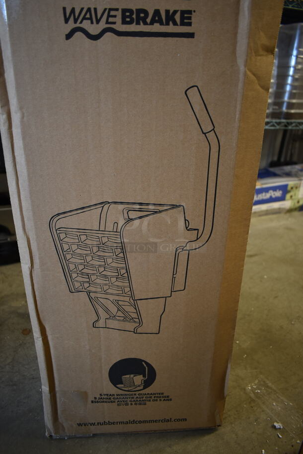 2 BRAND NEW IN BOX! Rubbermaid Wave Brake Brown Poly Mop Wringing Attachments. 2 Times Your Bid! - Image 4 of 7
