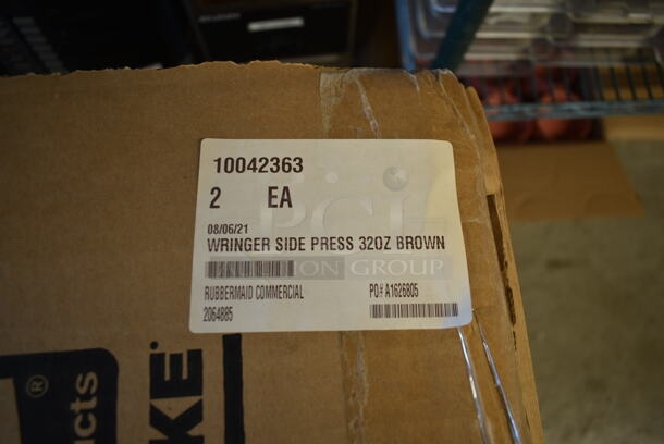 2 BRAND NEW IN BOX! Rubbermaid Wave Brake Brown Poly Mop Wringing Attachments. 2 Times Your Bid! - Image 5 of 7