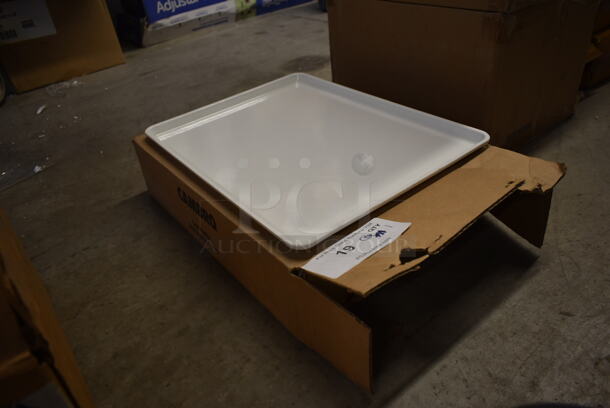 12 BRAND NEW IN BOX! Cambro White Poly Trays. 12 Times Your Bid! - Image 2 of 6