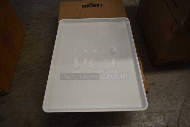 12 BRAND NEW IN BOX! Cambro White Poly Trays. 12 Times Your Bid! - Image 4 of 6