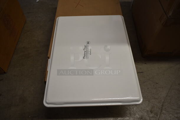 12 BRAND NEW IN BOX! Cambro White Poly Trays. 12 Times Your Bid! - Image 5 of 6