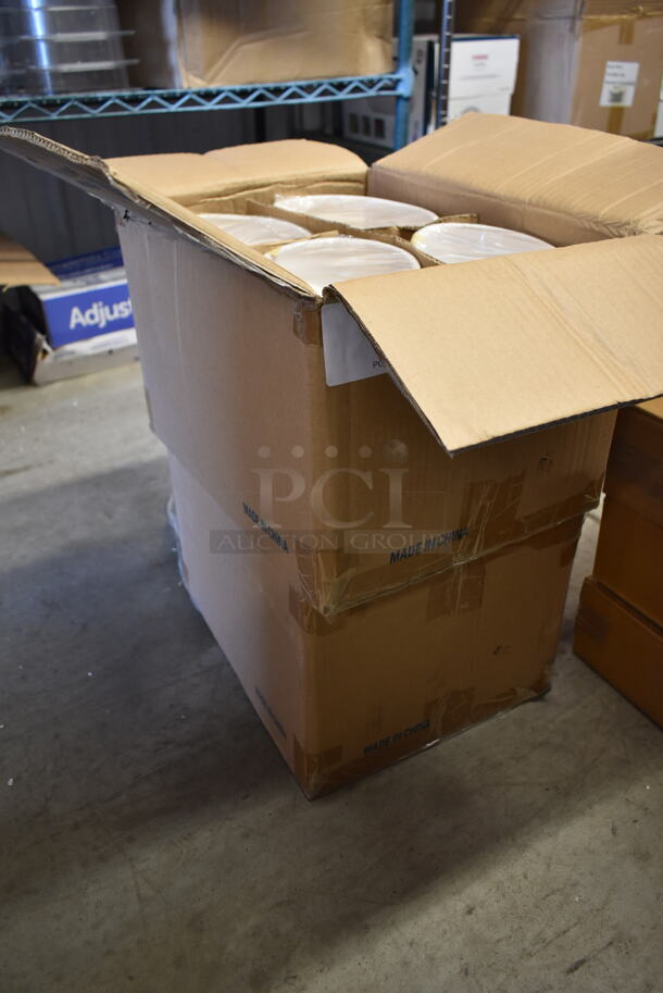 2 Boxes of 24 BRAND NEW IN BOX! White Poly Oval Bowls. 2 Times Your Bid! - Image 2 of 4