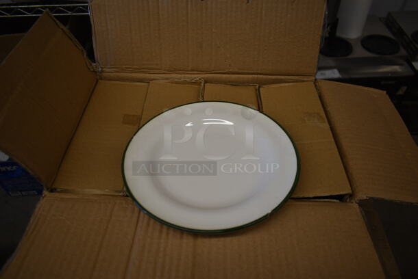 10 Boxes of 24 BRAND NEW! Luzerne 8" White Ceramic Plates. 10 Times Your Bid! - Image 4 of 5