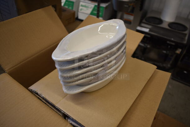 4 Boxes of 12 BRAND NEW! Tuxton BEN-150 10.5" White Ceramic Single Serving Casserole Dishes. 4 Times Your Bid! - Image 2 of 2