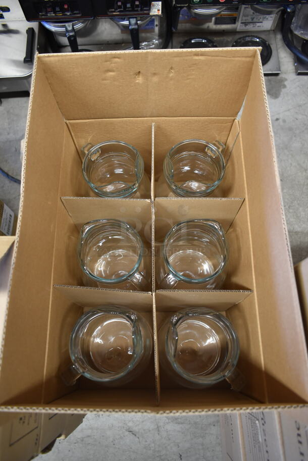 2 Boxes of 6 BRAND NEW! Pasabahce Glass Pitchers. 2 Times Your Bid! - Image 6 of 6