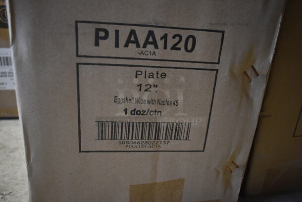 4 Boxes of 12 BRAND NEW! Tuxton PIAA120 12" White Ceramic Plates. 4 Times Your Bid! - Image 5 of 5